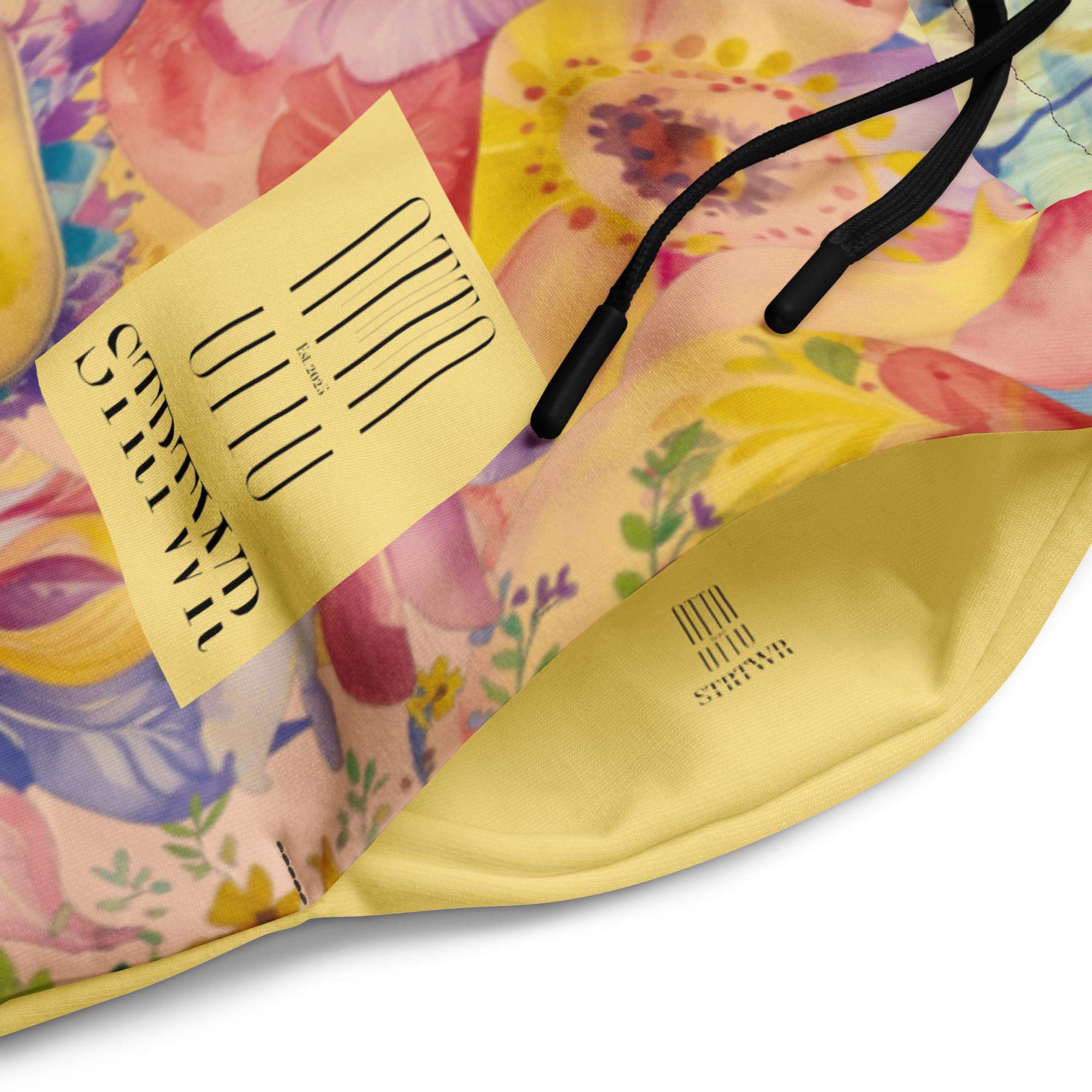 Wide Leg Unisex Jogginghose The Mexican Guy Zitronengelb | Premium Streetwear Otto Strtwr