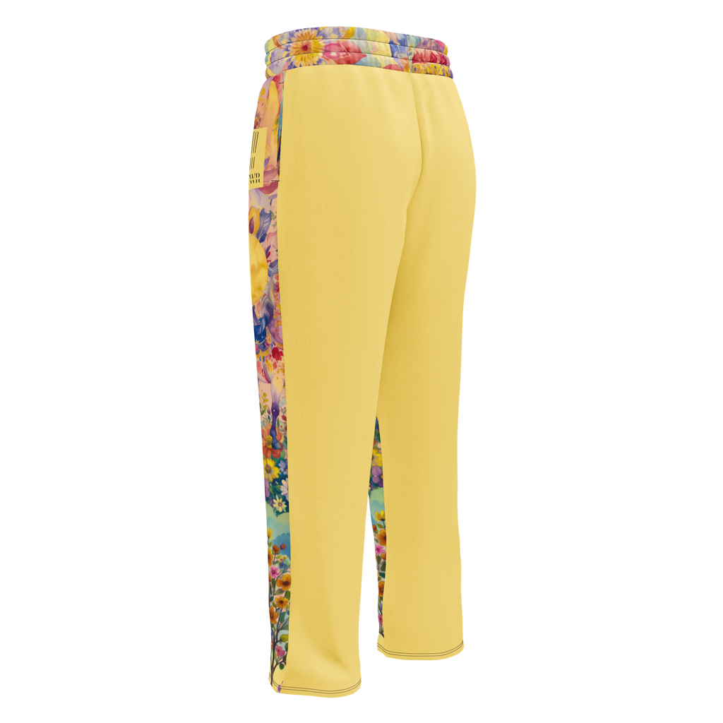 Wide Leg Unisex Jogginghose The Mexican Guy Zitronengelb | Premium Streetwear Otto Strtwr