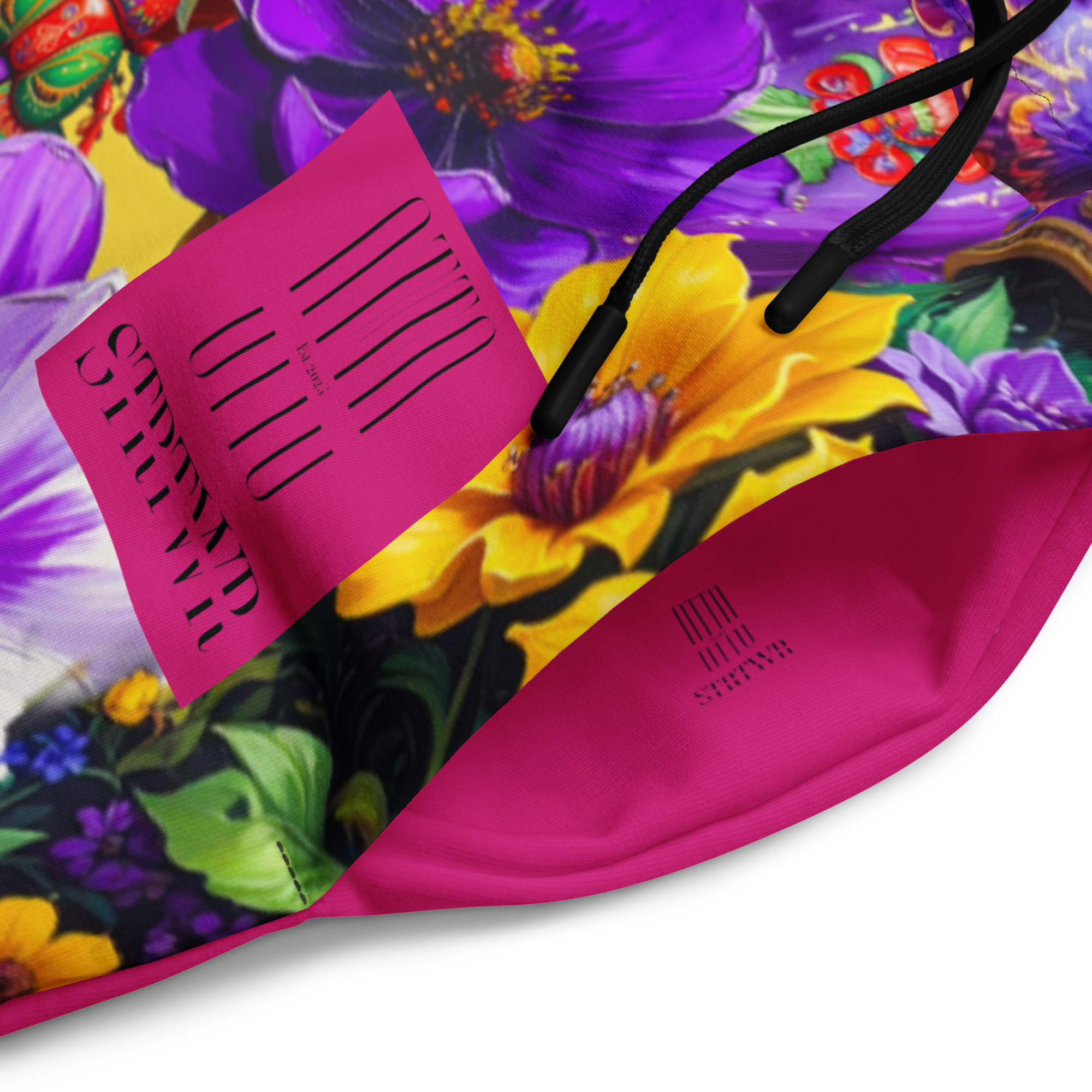 Wide Leg Unisex Jogginghose Viva La Frida Magenta | Premium Streetwear Otto Strtwr