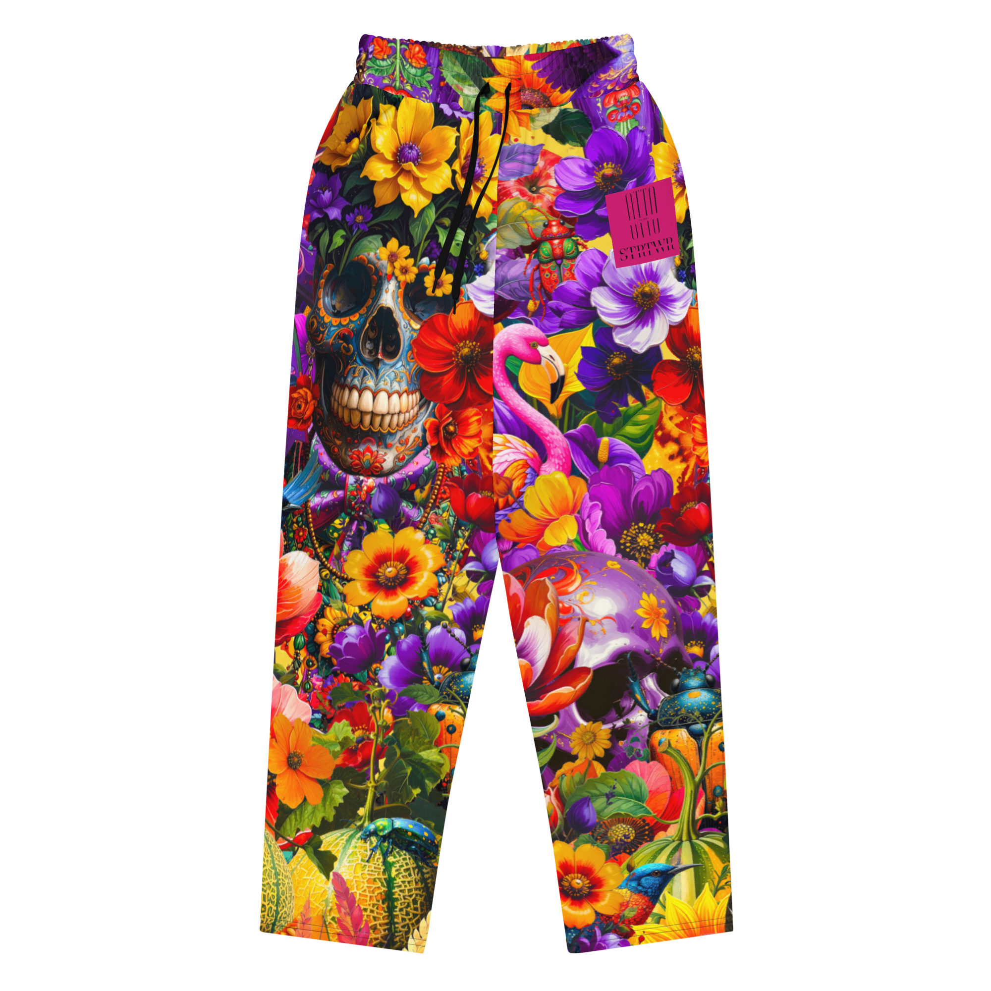 Wide Leg Unisex Jogginghose Viva La Frida Magenta | Premium Streetwear Otto Strtwr