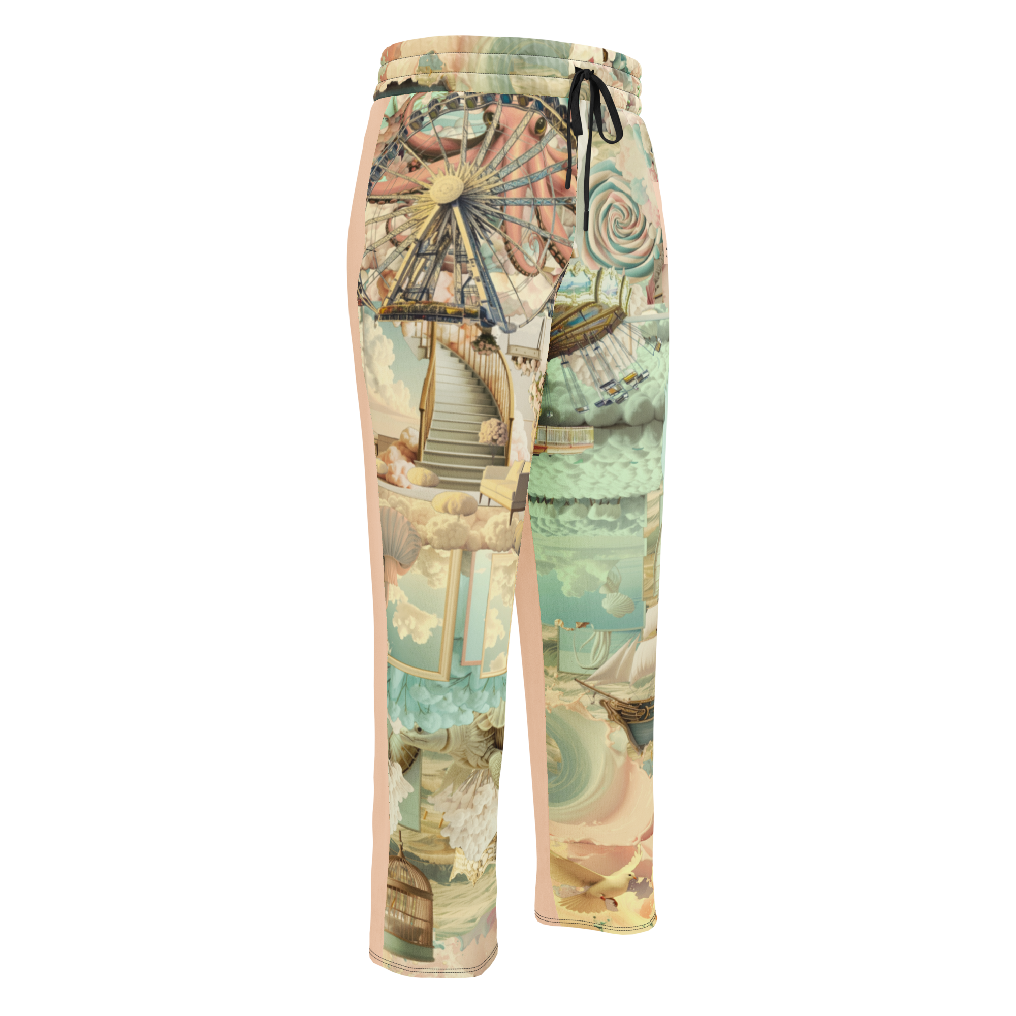 Wide Leg Unisex Jogginghose Water For Elephants Rose | Premium Streetwear Otto Strtwr