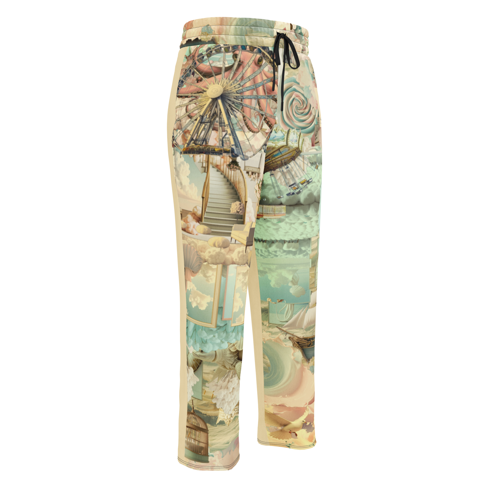 Wide Leg Unisex Jogginghose Water For Elephants Sand | Premium Streetwear Otto Strtwr