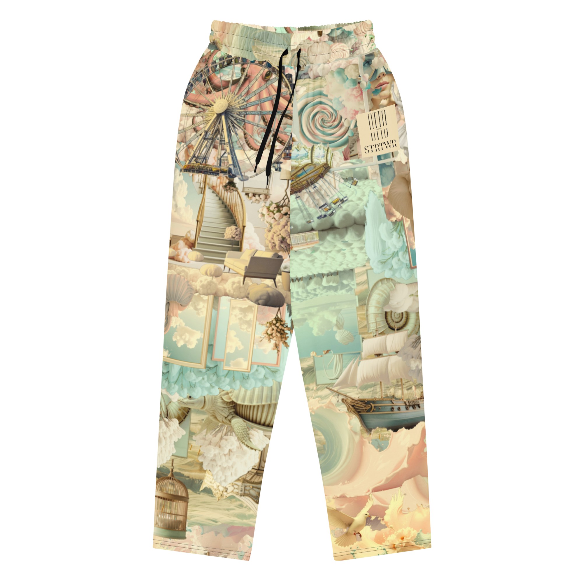 Wide Leg Unisex Jogginghose Water For Elephants Sand | Premium Streetwear Otto Strtwr