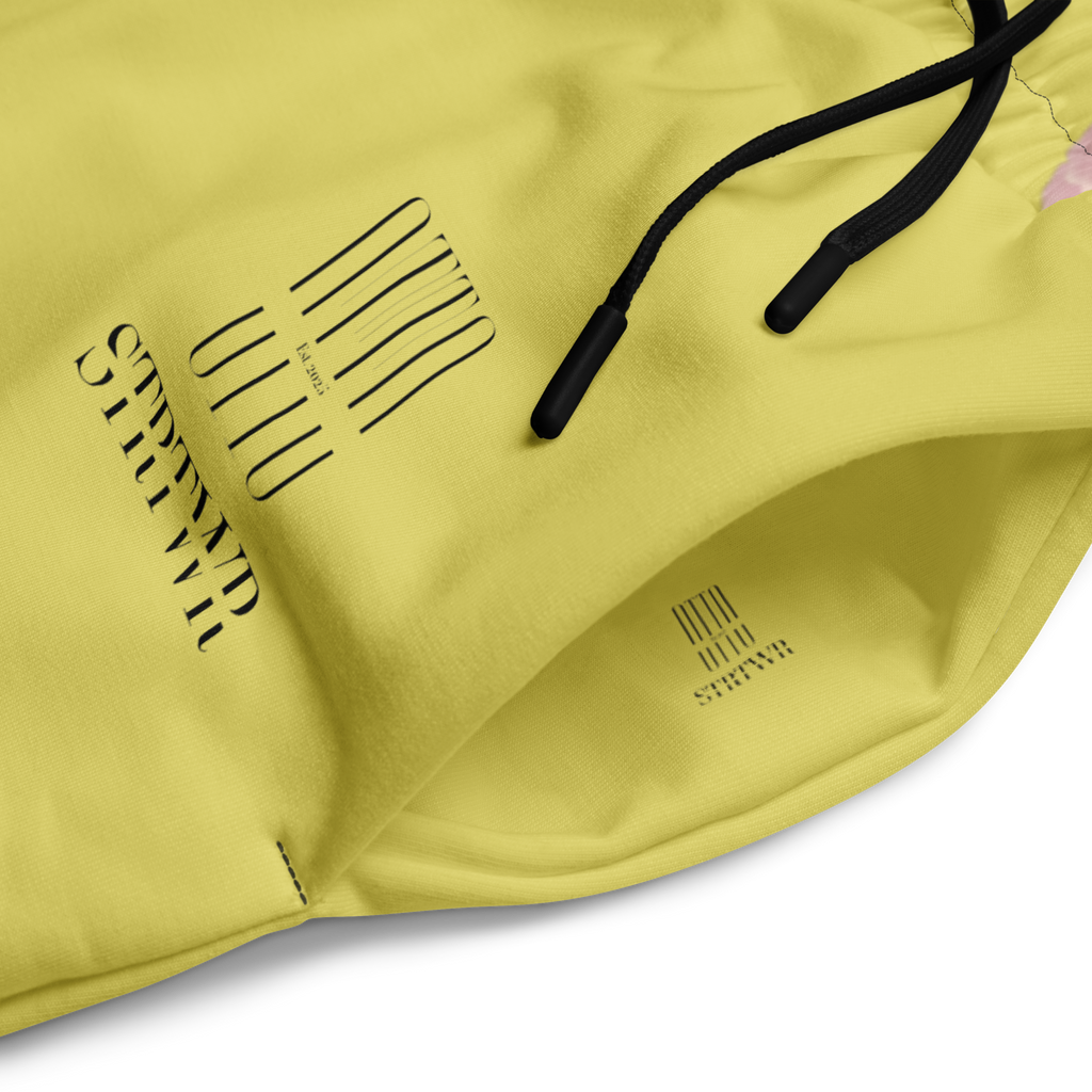 Wide Leg Unisex Jogginghose Yellow Submarine Lemon | Premium Streetwear Otto Strtwr