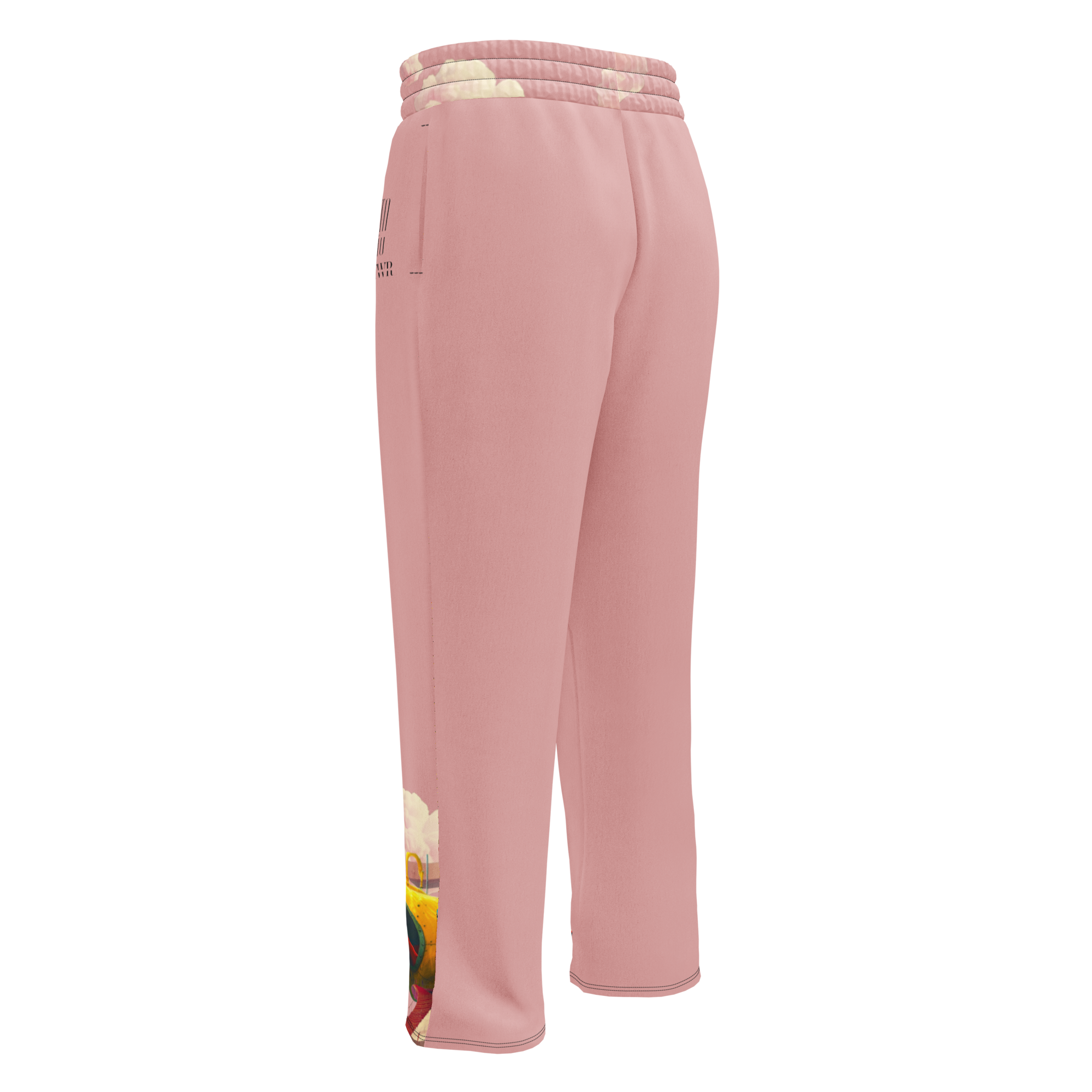 Wide Leg Unisex Jogginghose Yellow Submarine Rosa | Premium Streetwear Otto Strtwr